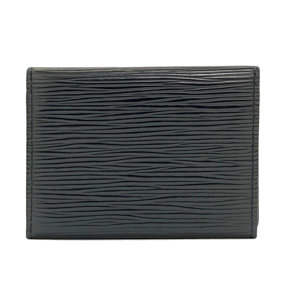 Louis Vuitton Carte Epi Card de Visite Envelope Leather Wallet Case Black